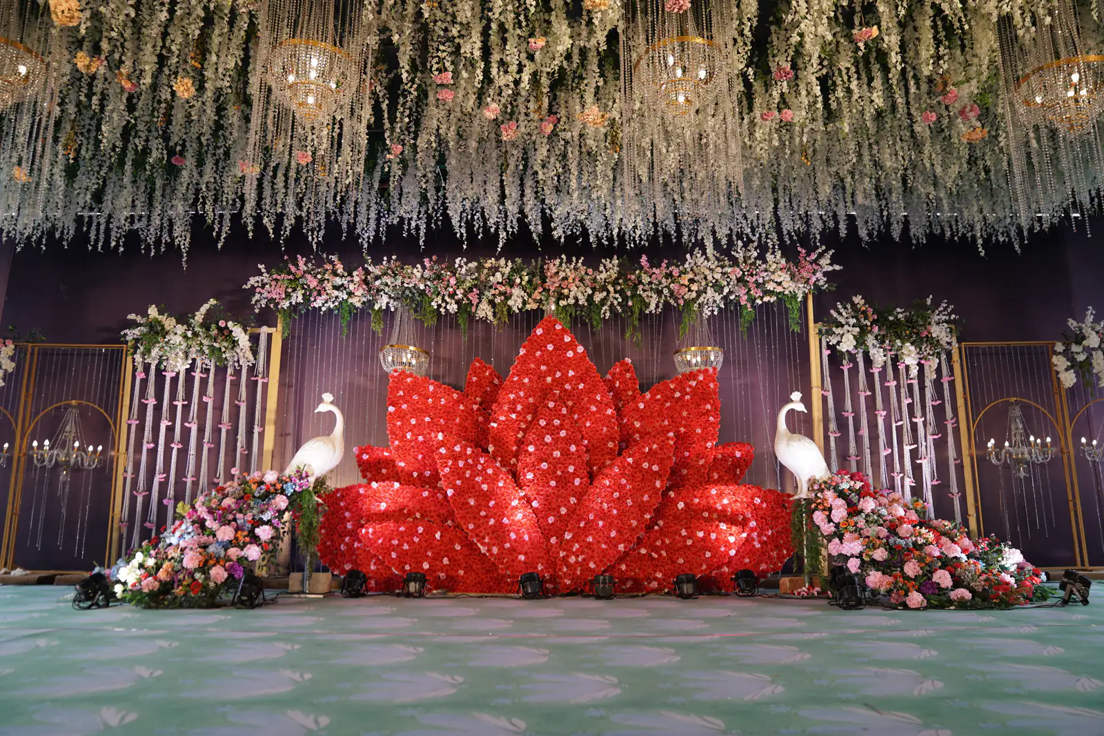 Lotus stage indoor decor